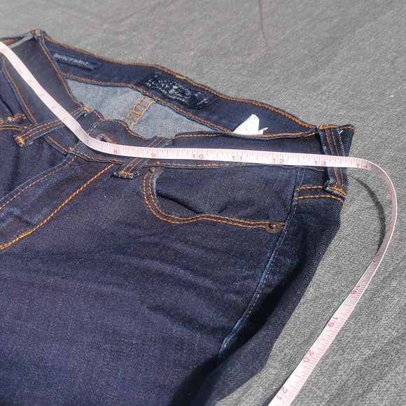 Size 00 / 24 A Lucky Brand Brooke Straight Dark Blue Jean 5 pocket - Picture 11 of 15